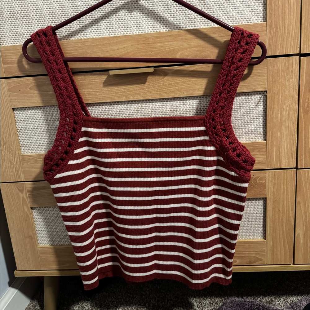 NWT Aerie crochet tank top